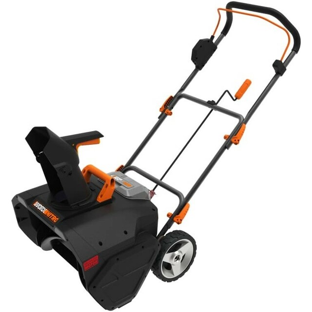 Снегоуборщик Worx WG471E (Цвет: Black/Orange)