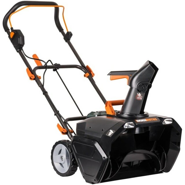 Снегоуборщик Worx WG471E (Цвет: Black/Orange)