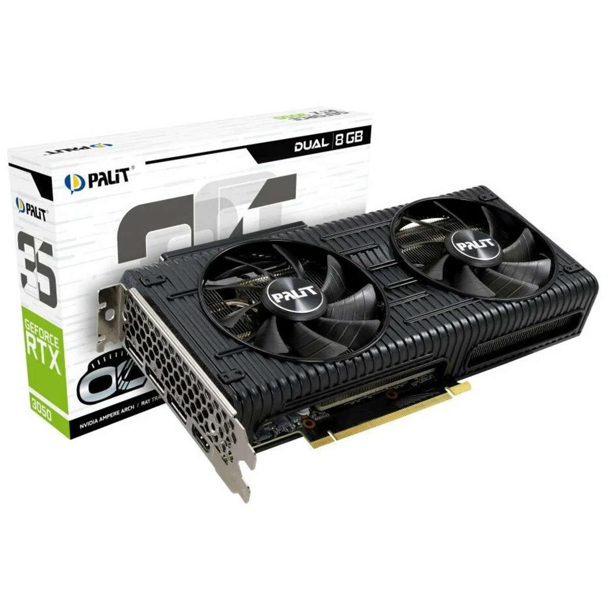 Видеокарта Palit GeForce RTX 3050 Dual 8G (NE63050018P1-1070D)