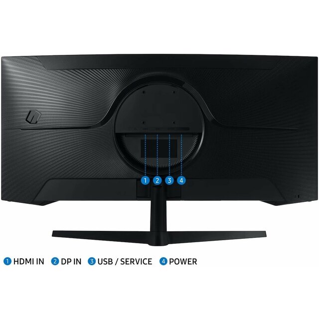 Монитор Samsung 34" LC34G55TWWPXEN, черный
