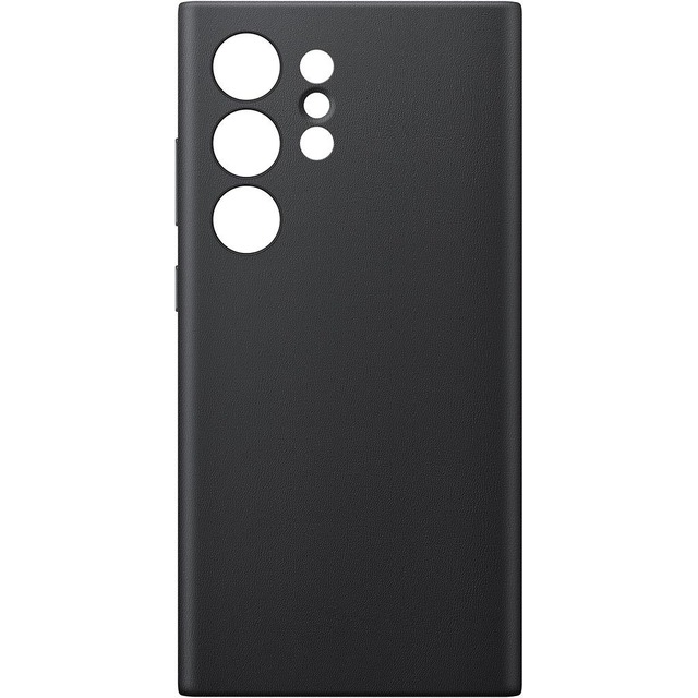 Чехол-накладка Samsung Vegan Leather Case для смартфона Samsung Galaxy S24 Ultra Vegan Leather Case, черный