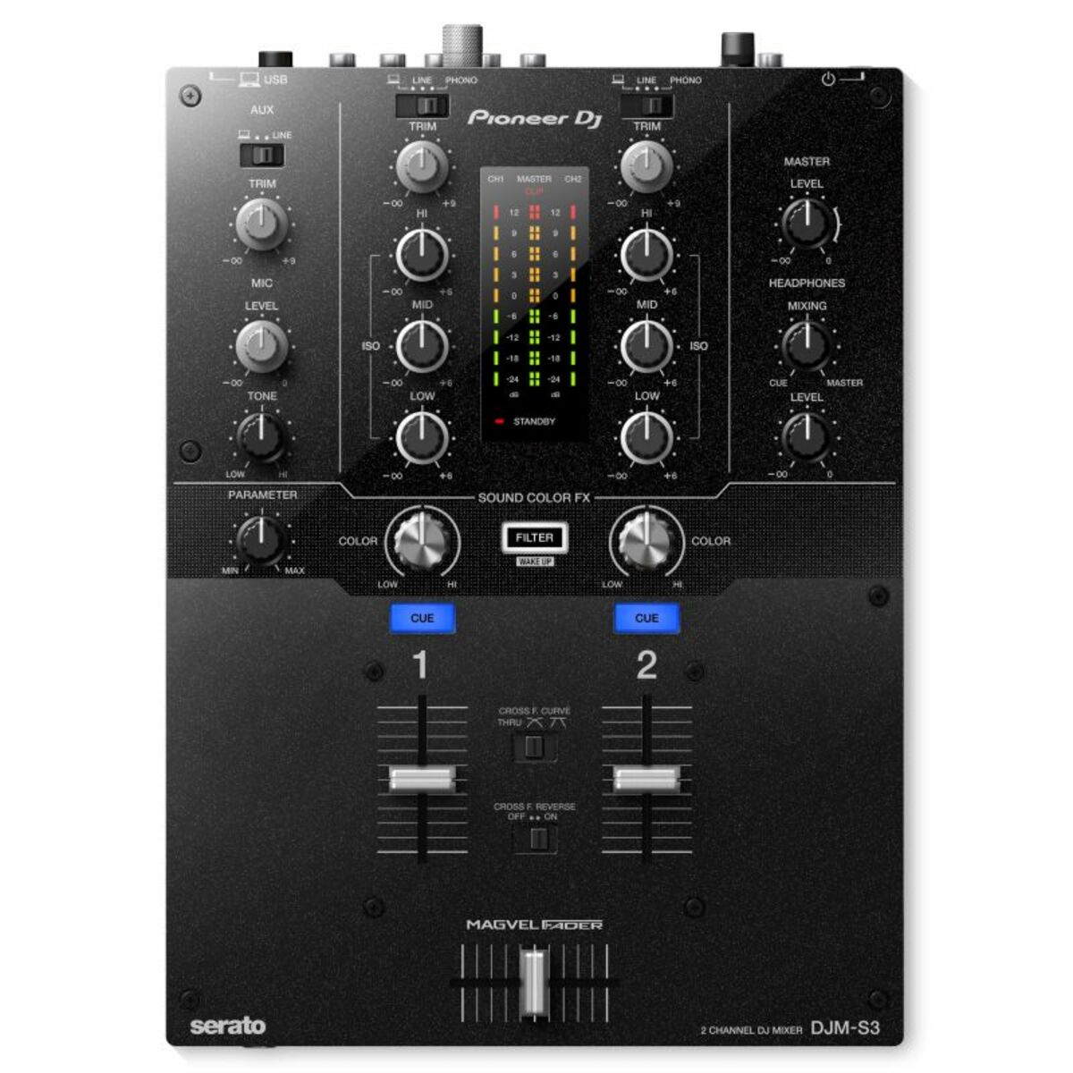 Микшерный пульт Pioneer DJM-S3 (для профессиональных диджеев)