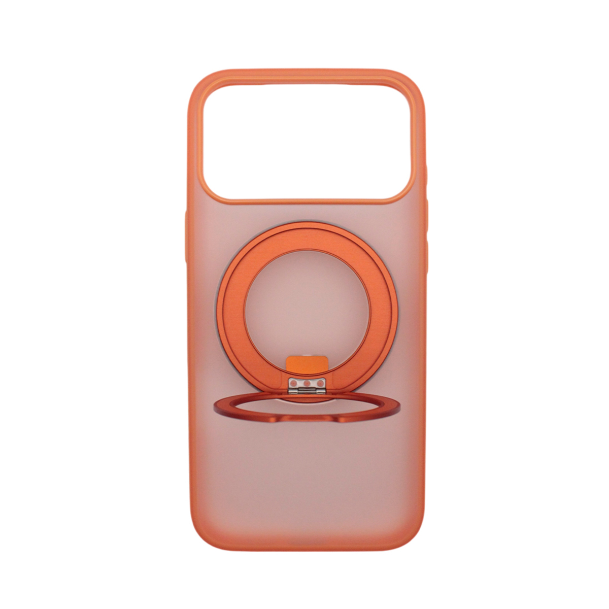 Чехол-накладка Comma Joy Elegant Magnetic 360 Rotating Stand Case для iPhone 17 Pro Max (Цвет: Orange)