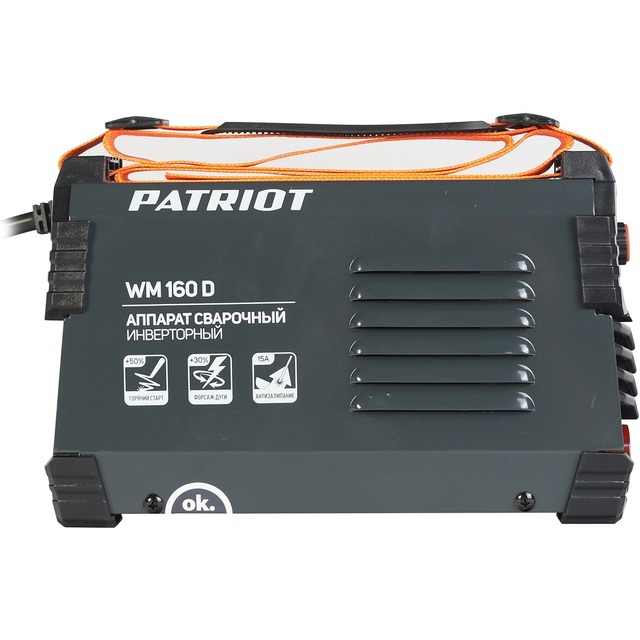 Сварочный аппарат Patriot WM160D (Цвет: Gray) Сварочный аппарат Patriot WM160D (Цвет: Gray)