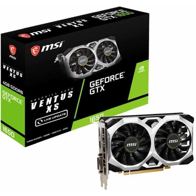 Видеокарта MSI GeForce GTX 1650 D6 VENTUS XS V1 4G