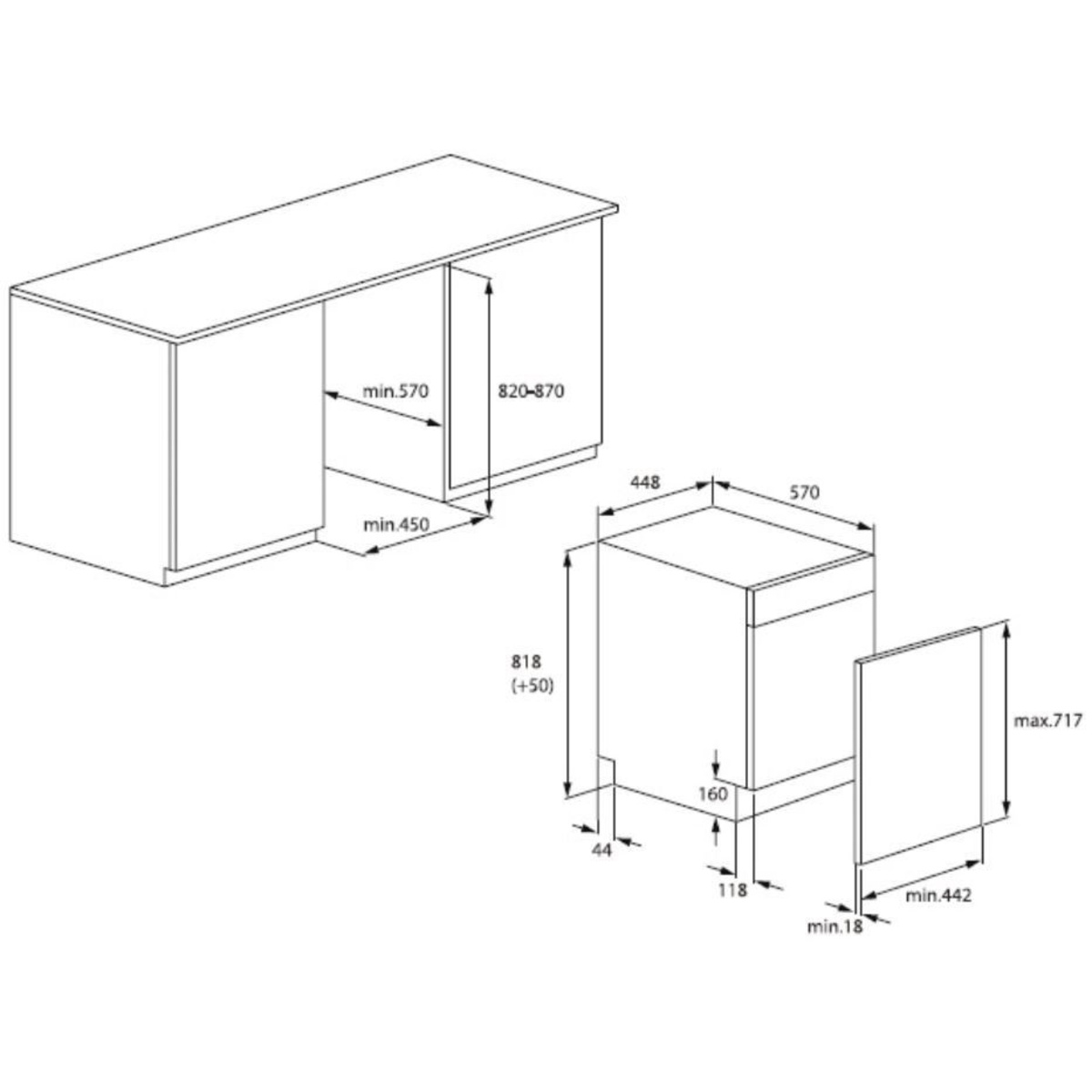 Посудомоечная машина Beko DIS26022 (Цвет: White)