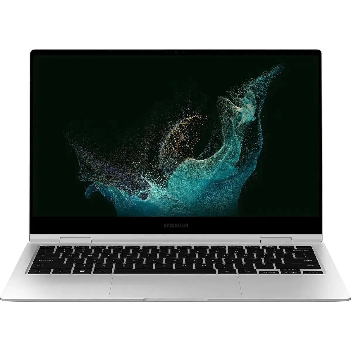Ноутбук Samsung Galaxy Book 2 Pro 360 NP950 Core i7 1260P 16Gb SSD1Tb Intel Iris Xe graphics 15.6 AMOLED Touch FHD (1920x1080) Windows 11 Home silver WiFi BT Cam