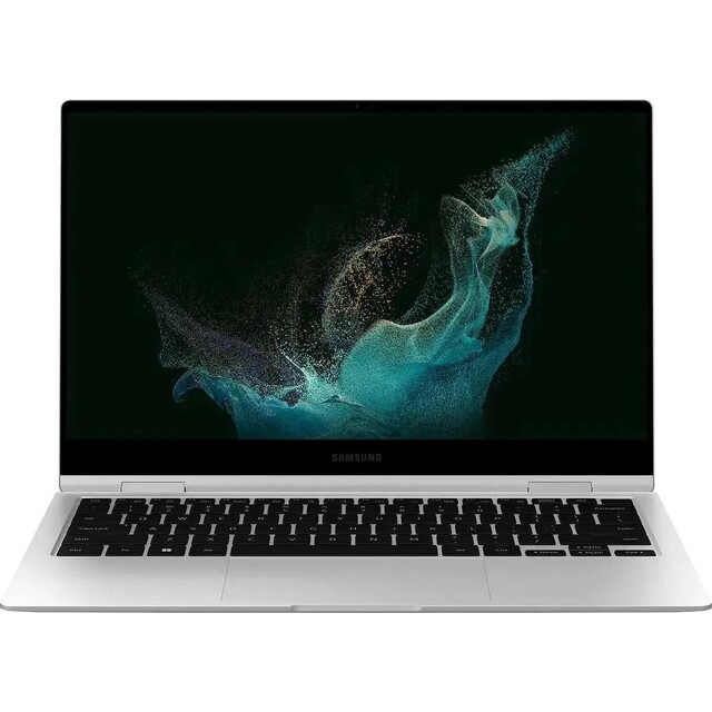 Ноутбук Samsung Galaxy Book 2 Pro 360 NP950 Core i7 1260P 16Gb SSD1Tb Intel Iris Xe graphics 15.6 AMOLED Touch FHD (1920x1080) Windows 11 Home silver WiFi BT Cam