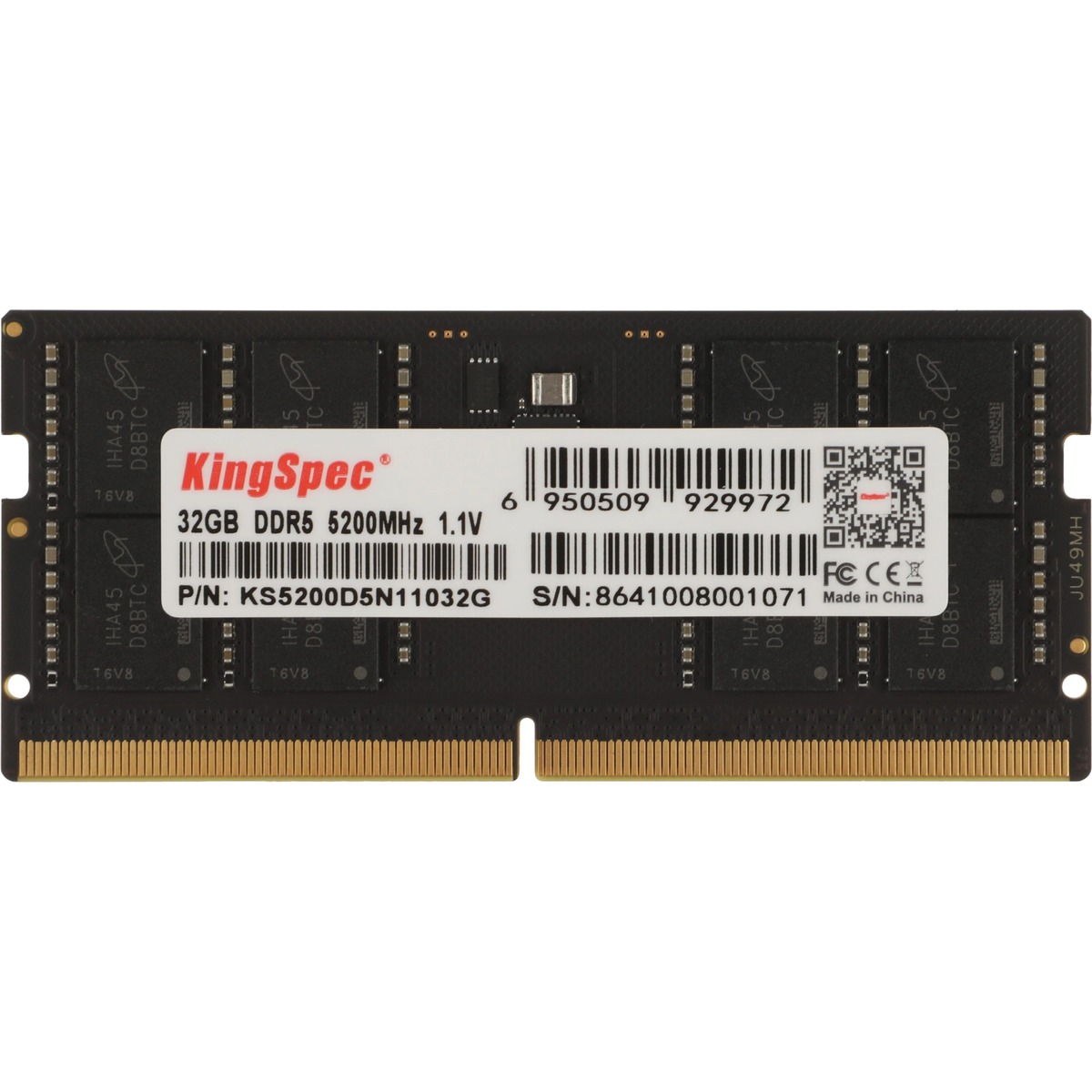 Память DDR5 32GB 5200MHz Kingspec KS5200D5N11032G