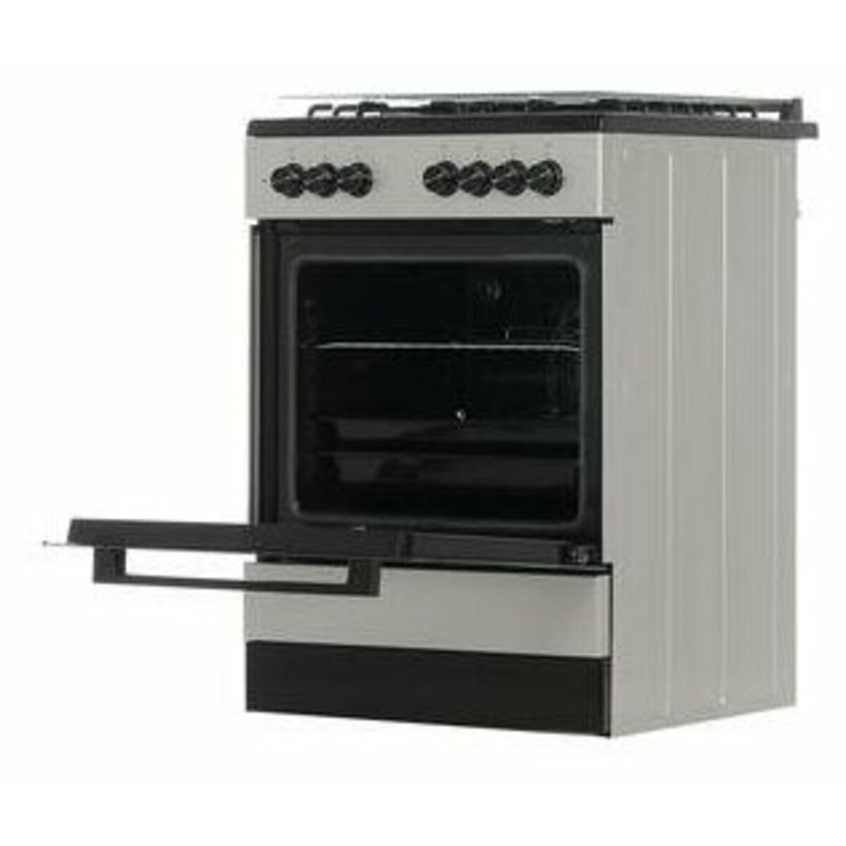 Плита комбинированная Beko FSM 62120 DS (Цвет: Silver / Black)