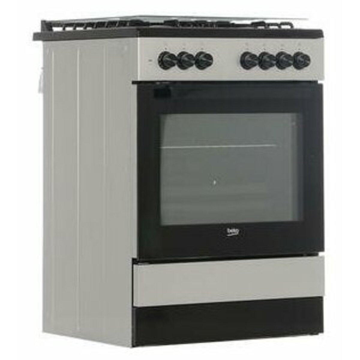 Плита комбинированная Beko FSM 62120 DS (Цвет: Silver / Black)