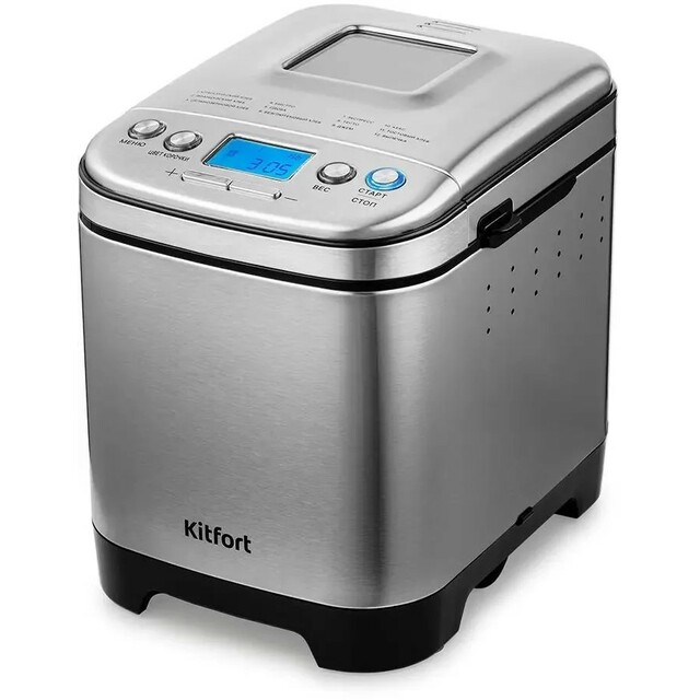 Хлебопечь Kitfort КТ-306 (Цвет: Inox)