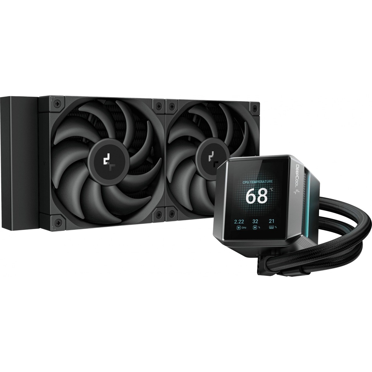 Система водяного охлаждения Deepcool Mystique 240 Soc-AM5 / AM4 / 1151 / 1200 / 1700 4-pin Al LED Ret