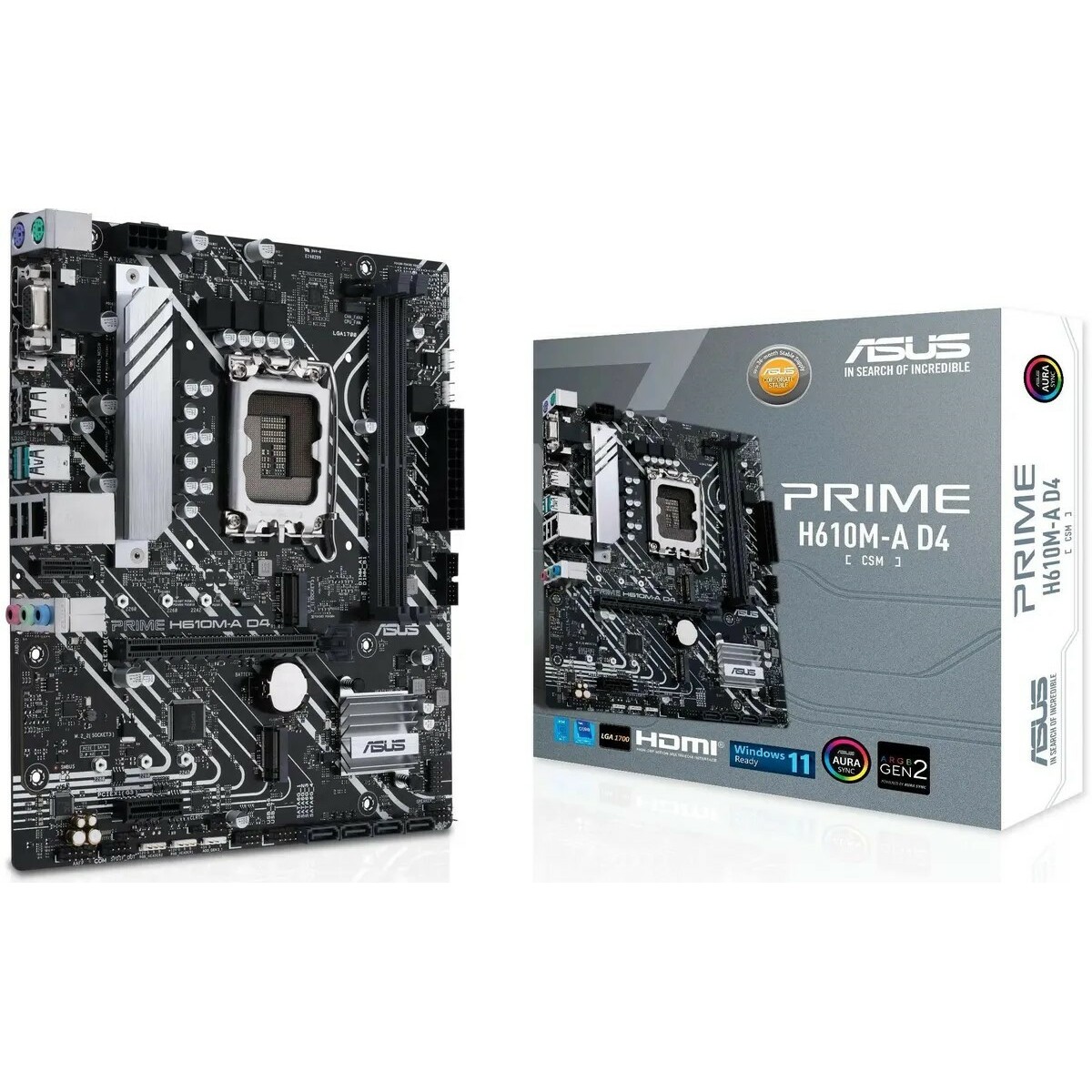 Материнская плата Asus PRIME H610M-A D4-CSM