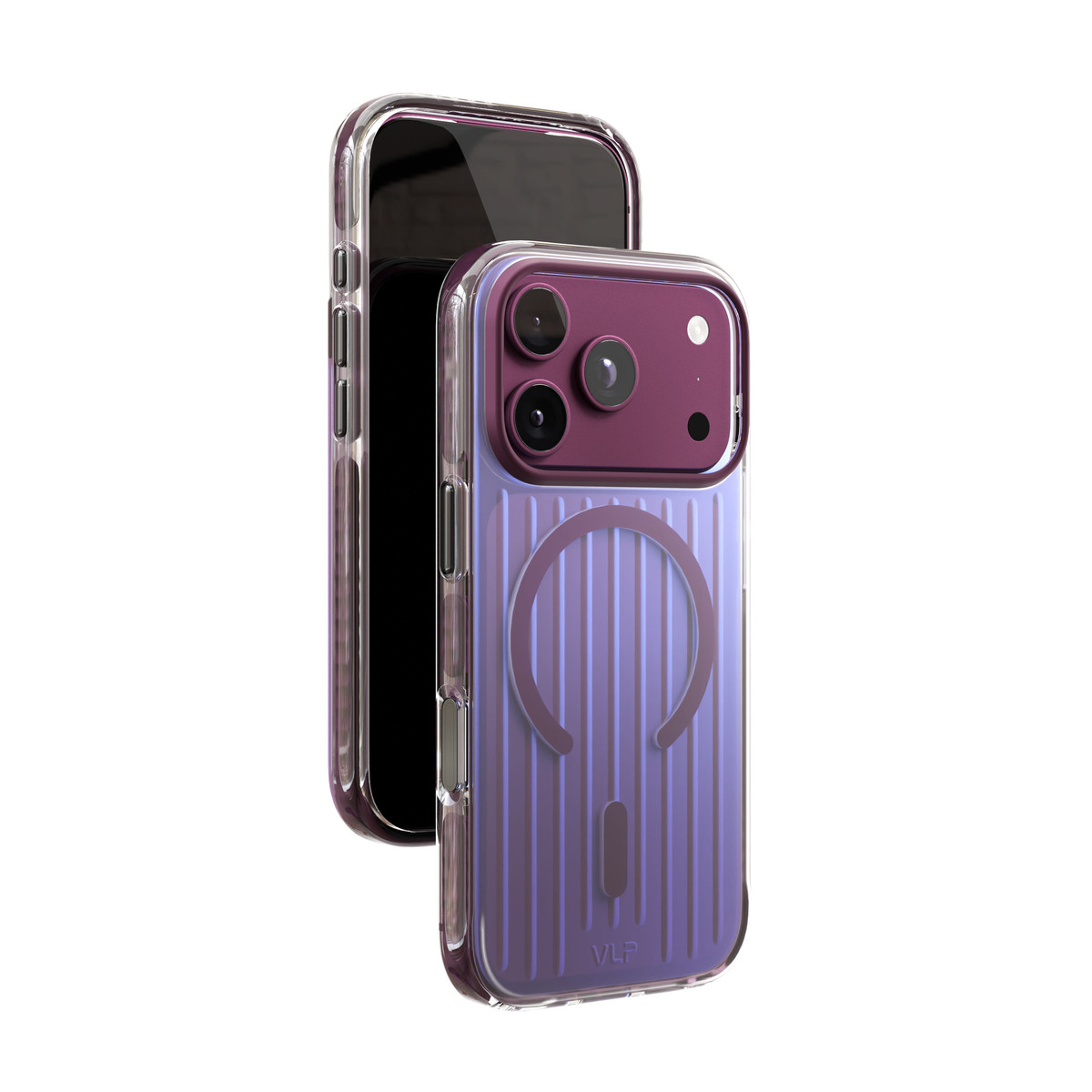 Чехол-накладка VLP Pulse Case with MagSafe для Apple iPhone 18 Pro, темно-вишневый