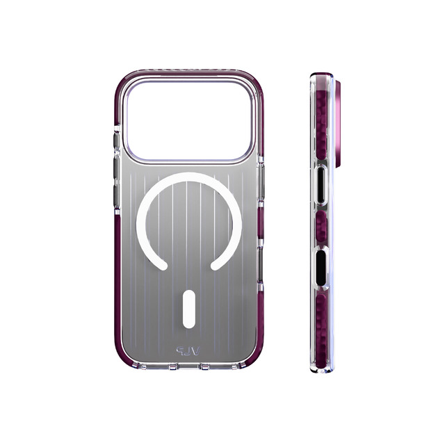 Чехол-накладка VLP Pulse Case with MagSafe для Apple iPhone 18 Pro, темно-вишневый