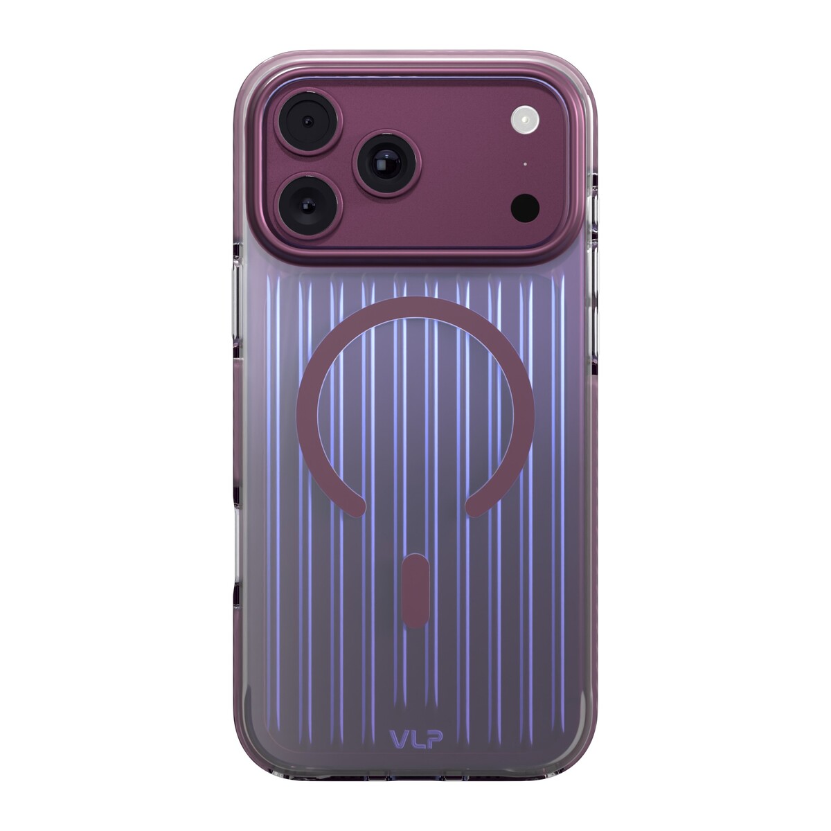 Чехол-накладка VLP Pulse Case with MagSafe для Apple iPhone 18 Pro, темно-вишневый