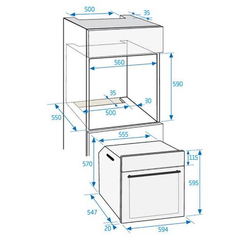 Электрический духовой шкаф beko bie21100b