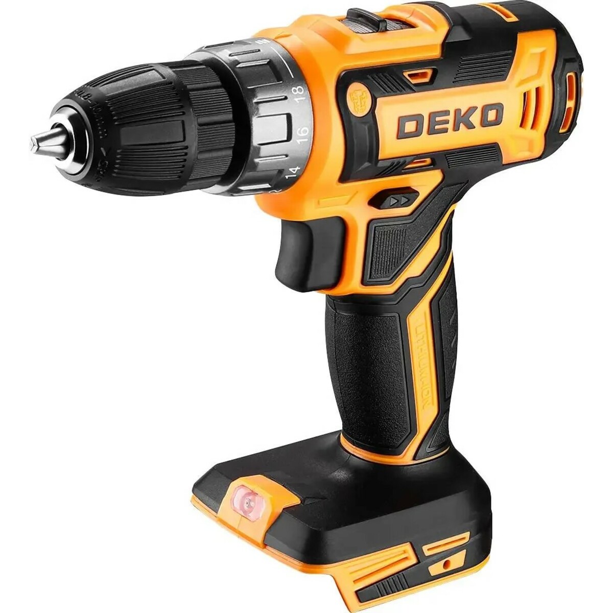 Дрель-шуруповерт Deko DKCD20FU-Li (Цвет: Yellow / Black)