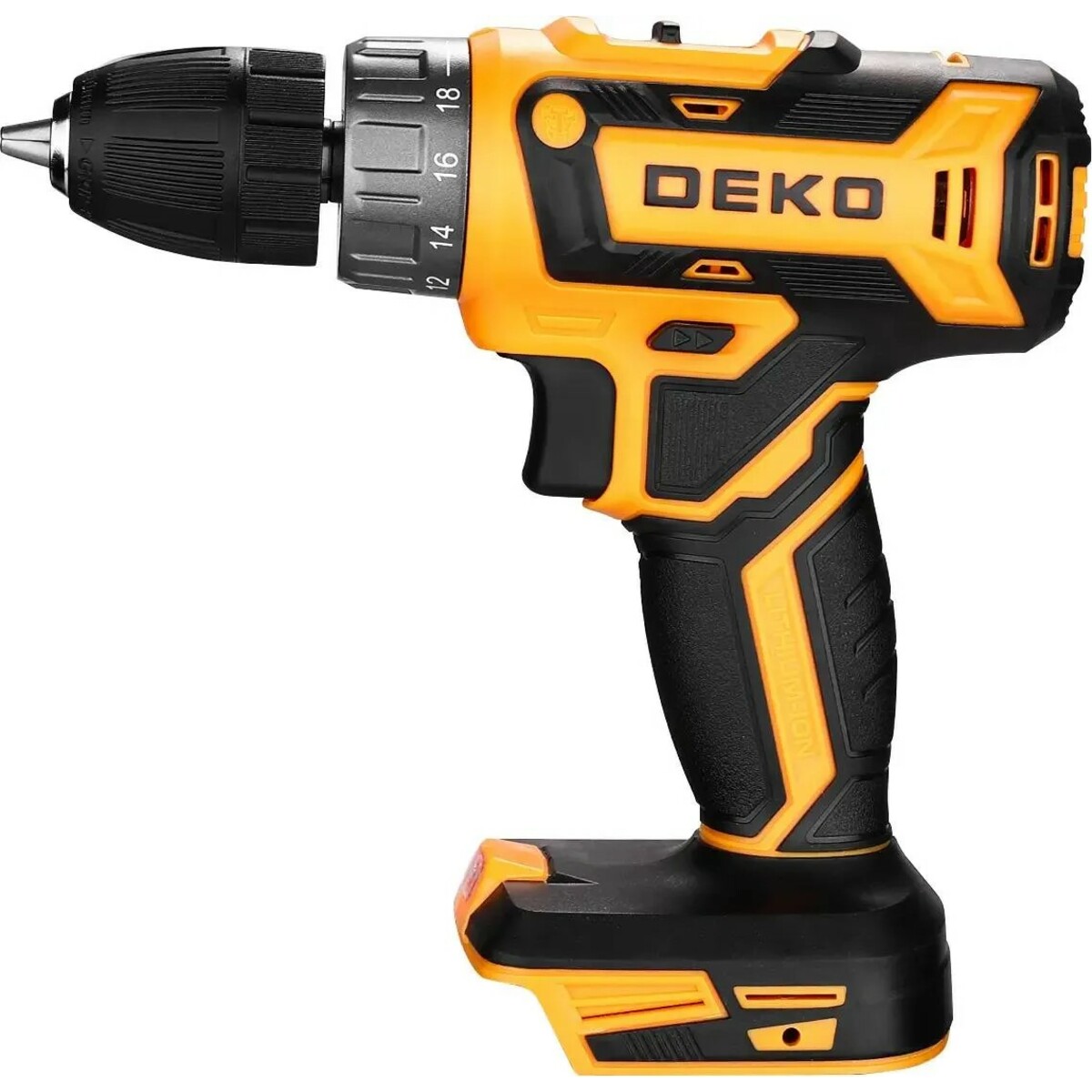Дрель-шуруповерт Deko DKCD20FU-Li (Цвет: Yellow / Black)