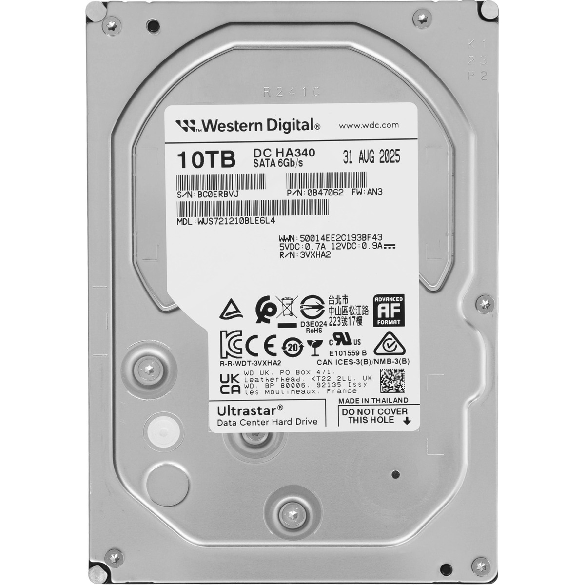 Жесткий диск WD SATA-III 10TB 0B47062 WUS721210BLE6L4