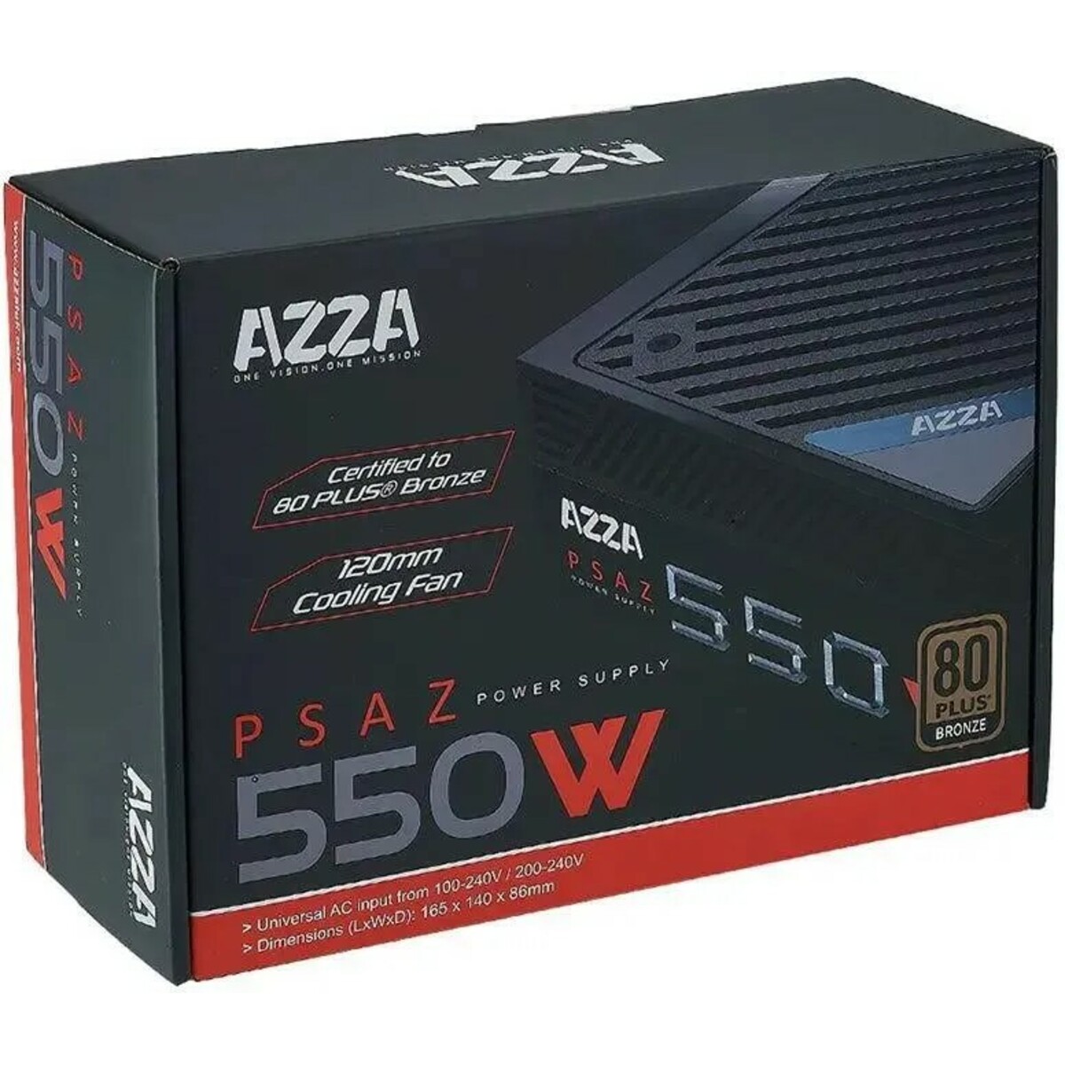 Блок питания Azza ATX 550W PSAZ-550 