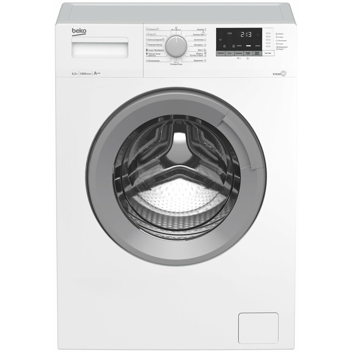 Стиральная машина Beko WSRE6H512ZSW (Цвет: White)