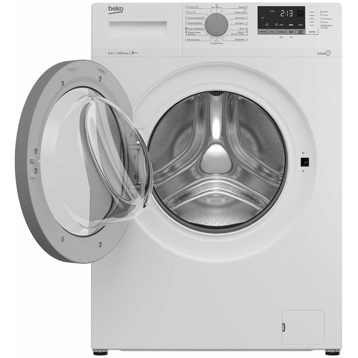 Стиральная машина Beko WSRE6H512ZSW (Цвет: White)