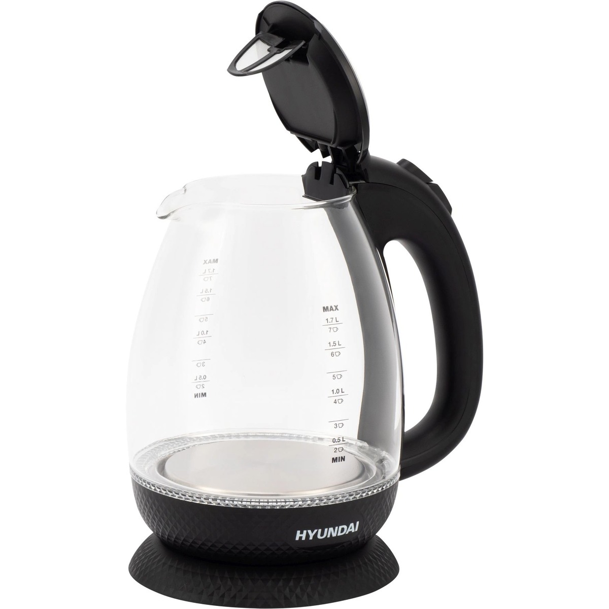 Чайник Hyundai HYK-G3804, черный