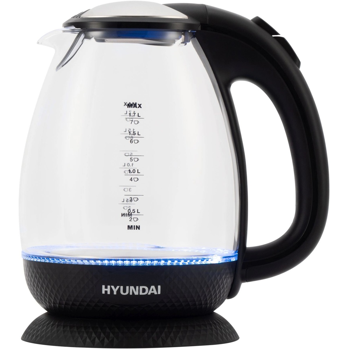 Чайник Hyundai HYK-G3804, черный