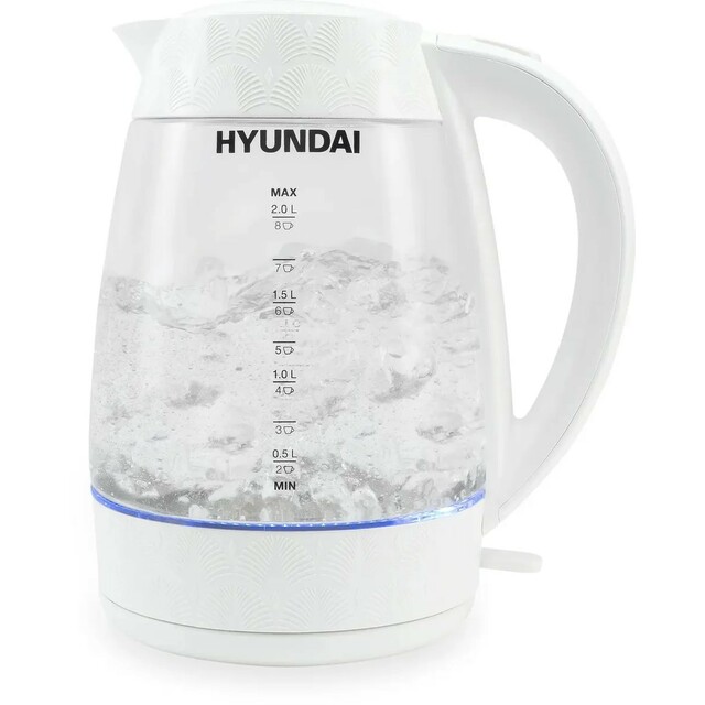 Чайник электрический Hyundai HYK-G4506, белый