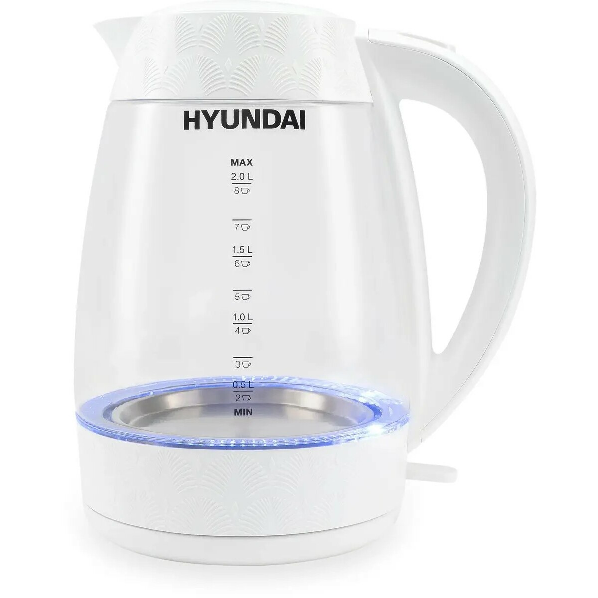 Чайник электрический Hyundai HYK-G4506, белый