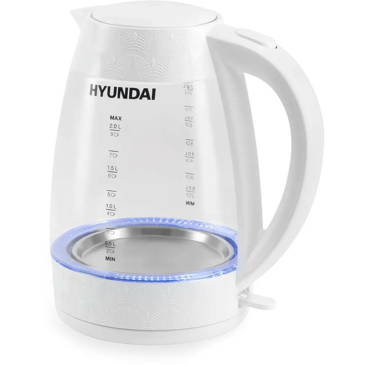 Чайник электрический Hyundai HYK-G4506, белый