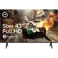 Телевизор Sber 43  SDX-43F2124, черный