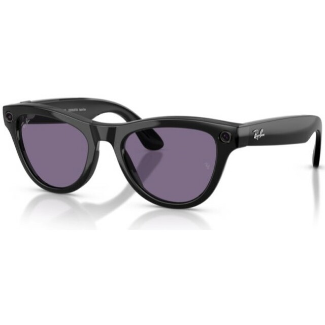Умные очки Ray-Ban Meta Skyler (Gen 2) RW4014  (Цвет: Shiny Black / Transitions Amethyst)