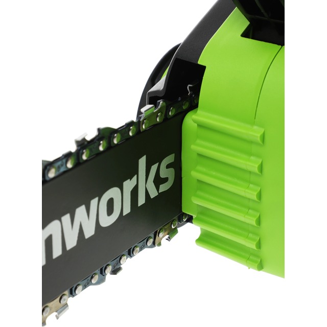 Электрическая цепная пила Greenworks G24CS25K2 (Цвет: Green) Электрическая цепная пила Greenworks G24CS25K2 (Цвет: Green)