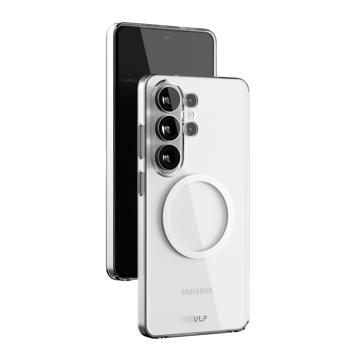Чехол-накладка VLP Puro Case with MagSafe для смартфона Samsung Galaxy S26 Ultra (Цвет: Transparent)
