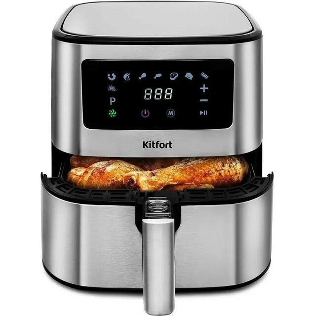 Аэрогриль Kitfort KT-2228 (Цвет: Silver) Аэрогриль Kitfort KT-2228 (Цвет: Silver)