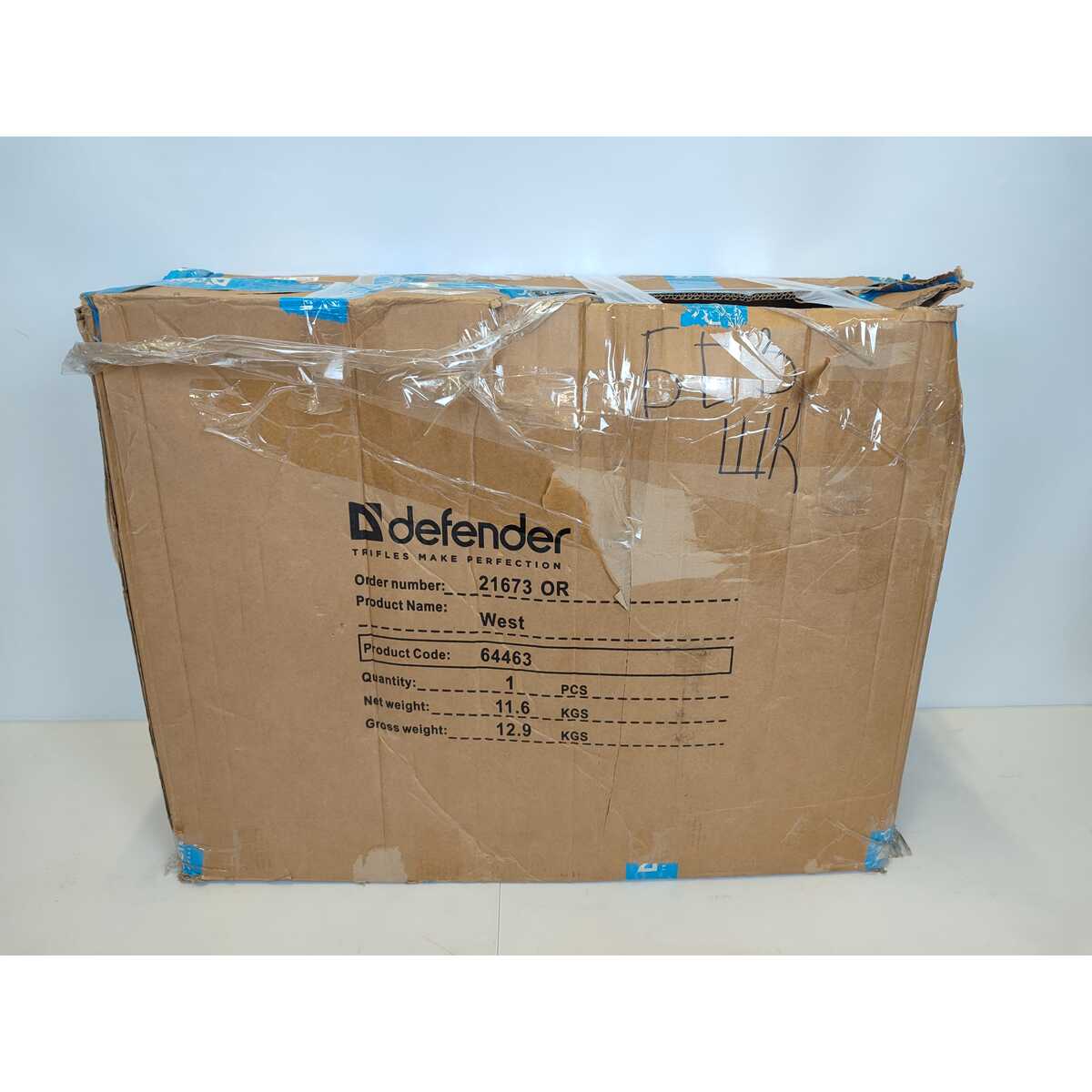 Кресло игровое Defender West (Цвет: Black/Red)