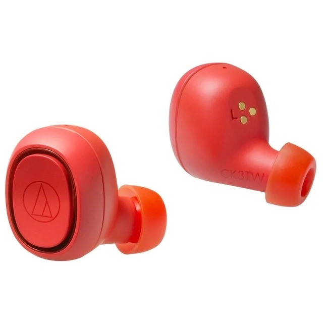 Наушники Audio-Technica ATH-CK3TW (Цвет: Red)