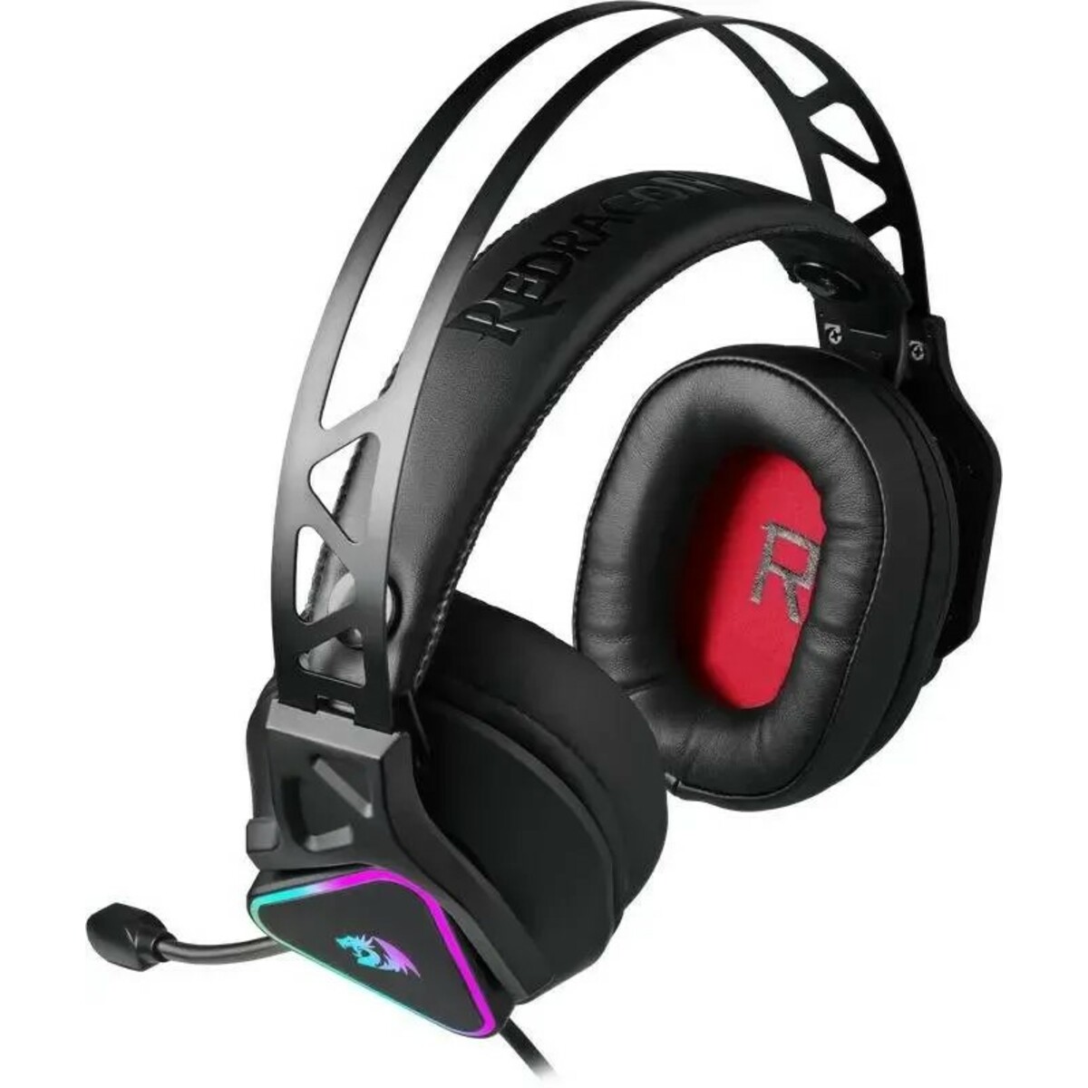 Компьютерная гарнитура DEFENDER REDRAGON CADMUS RGB, черный