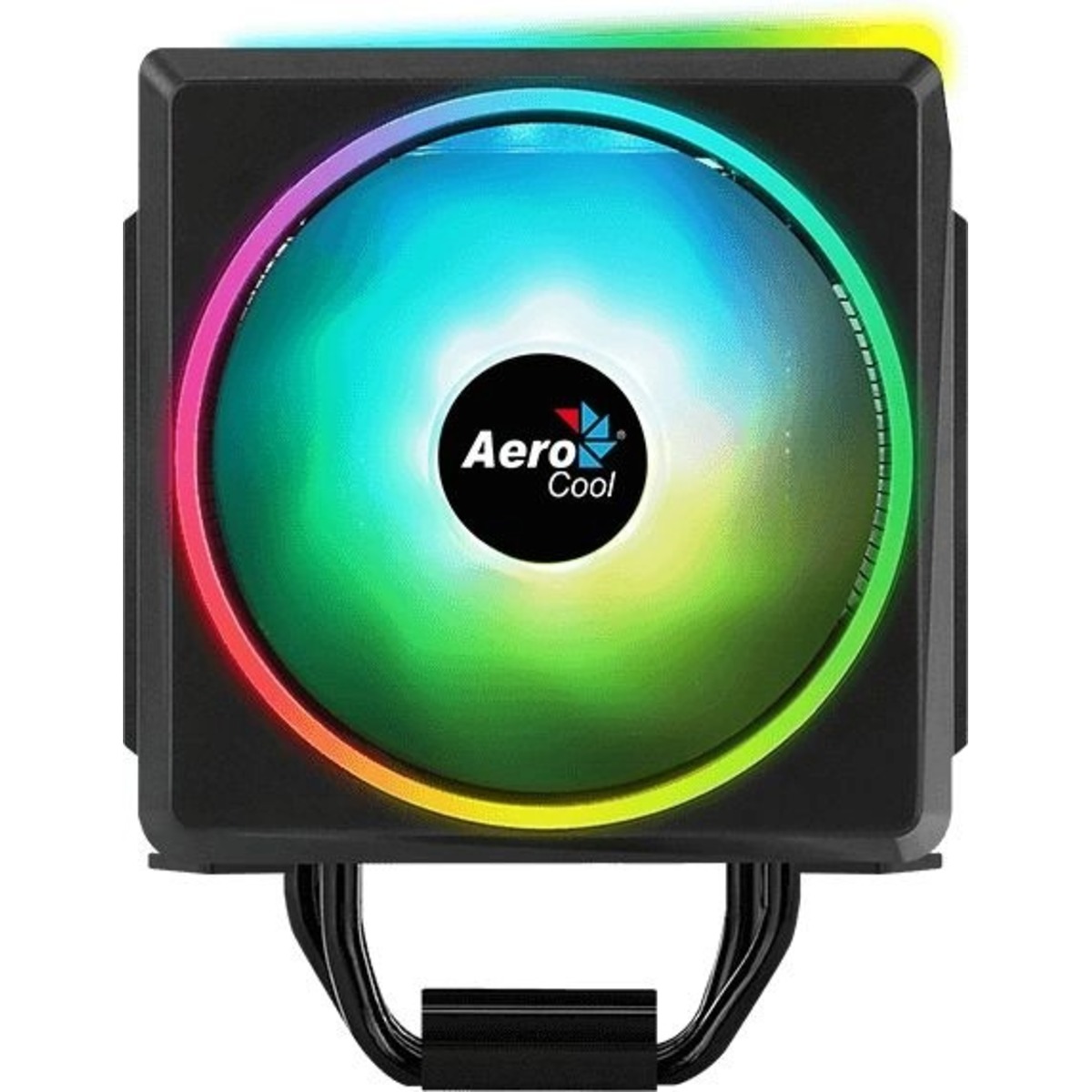 Устройство охлаждения(кулер) Aerocool Cylon 4F ARGB Soc-AM5/AM4/1200/1700/1851 черный 4-pin 14-26dB