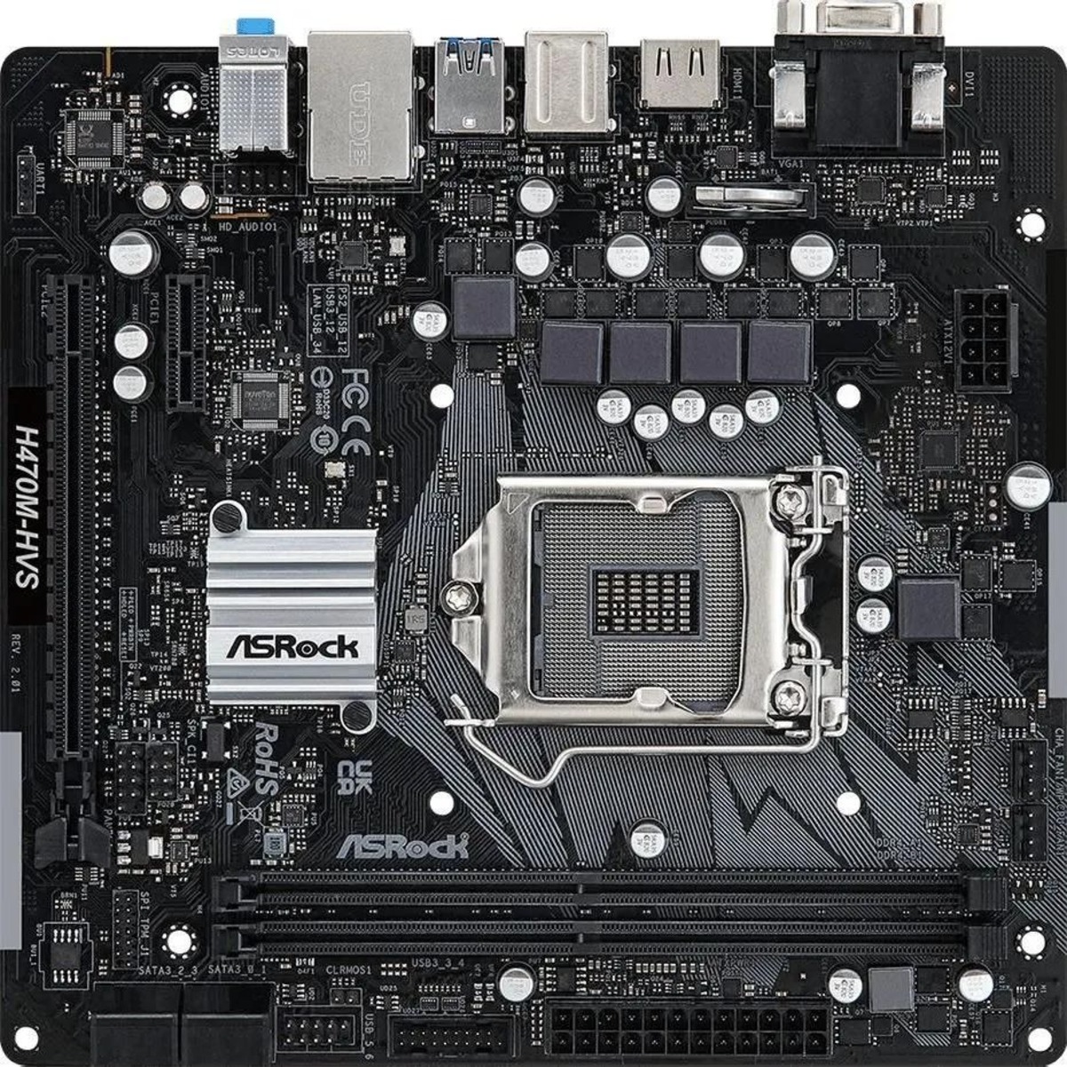 Материнская плата Asrock H470M-HVS R2.0