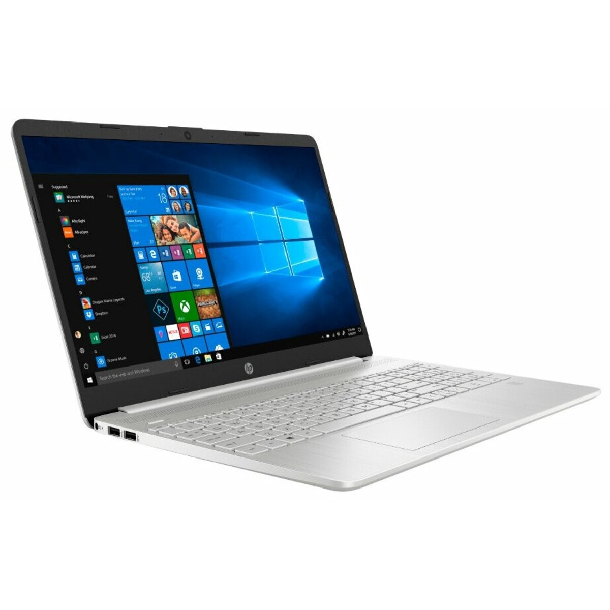 Ноутбук HP 15s-eq2022ur Ryzen 5 5500U / 8Gb / SSD512Gb / AMD Radeon / 15.6 / IPS / FHD (1920x1080) / Free DOS 3.0 / silver / WiFi / BT / Cam