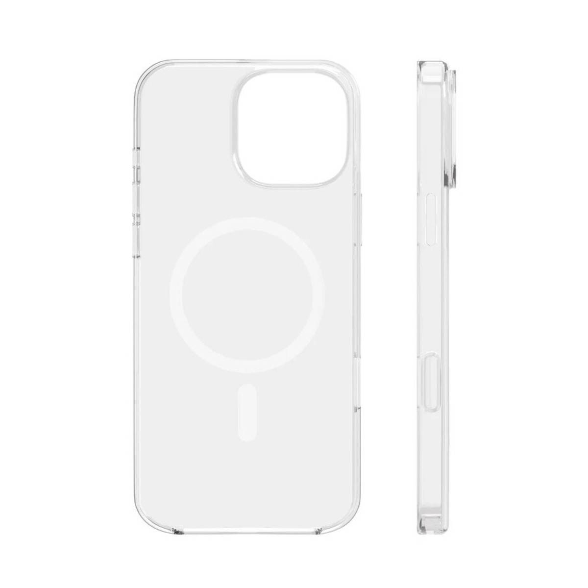 Чехол-накладка VLP Puro Case with MagSafe для смартфона Apple iPhone 16 Pro (Цвет: Transparent)