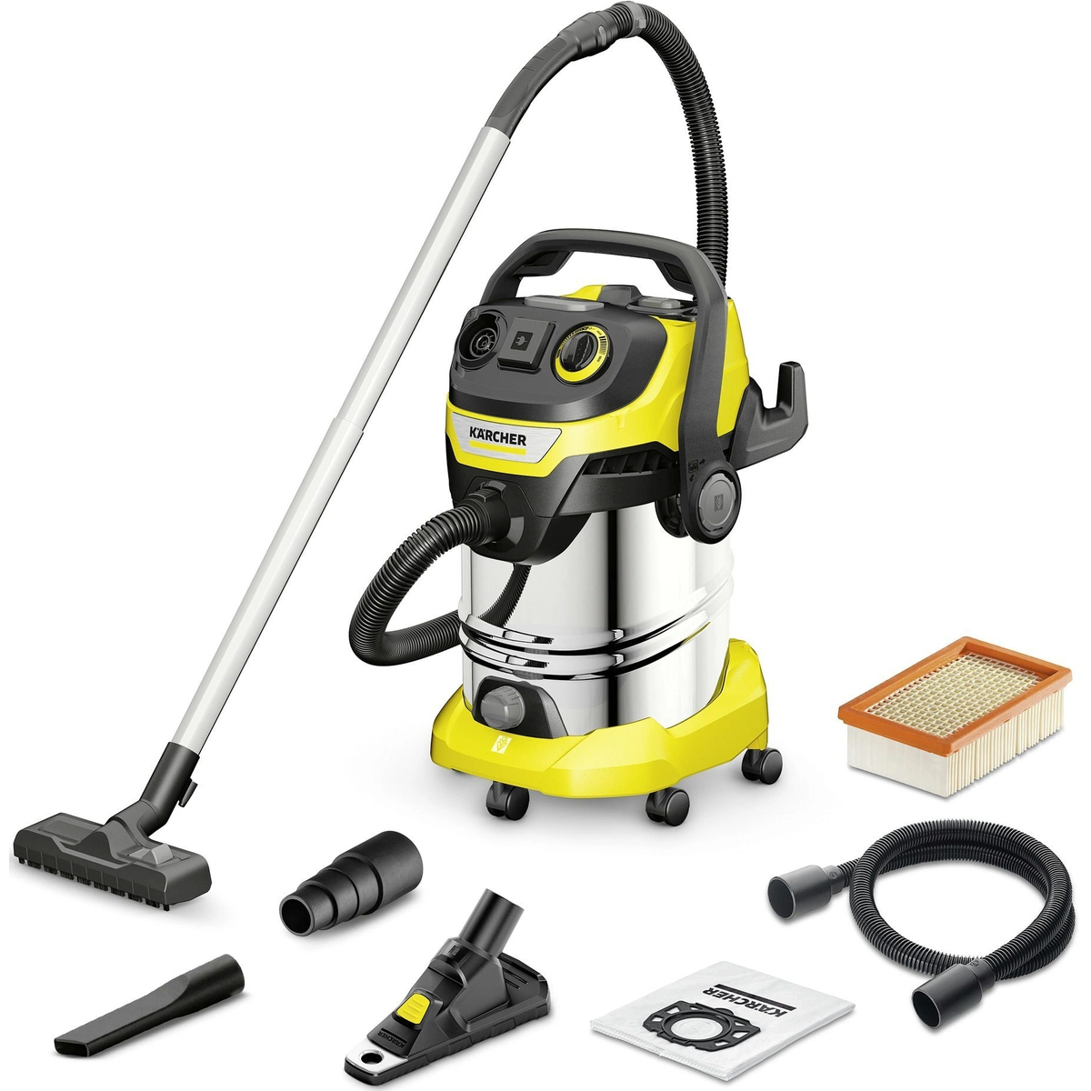 Строительный пылесос Karcher WD 6 P S V-30/6/22/T + DDC (YSY) (Цвет: Yellow)