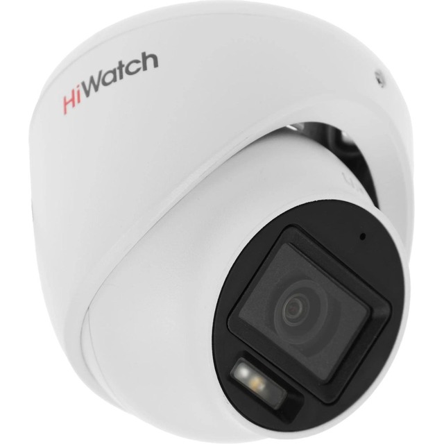 Камера видеонаблюдения аналоговая HiWatch DS-T203A(B) (2.8mm), белый
