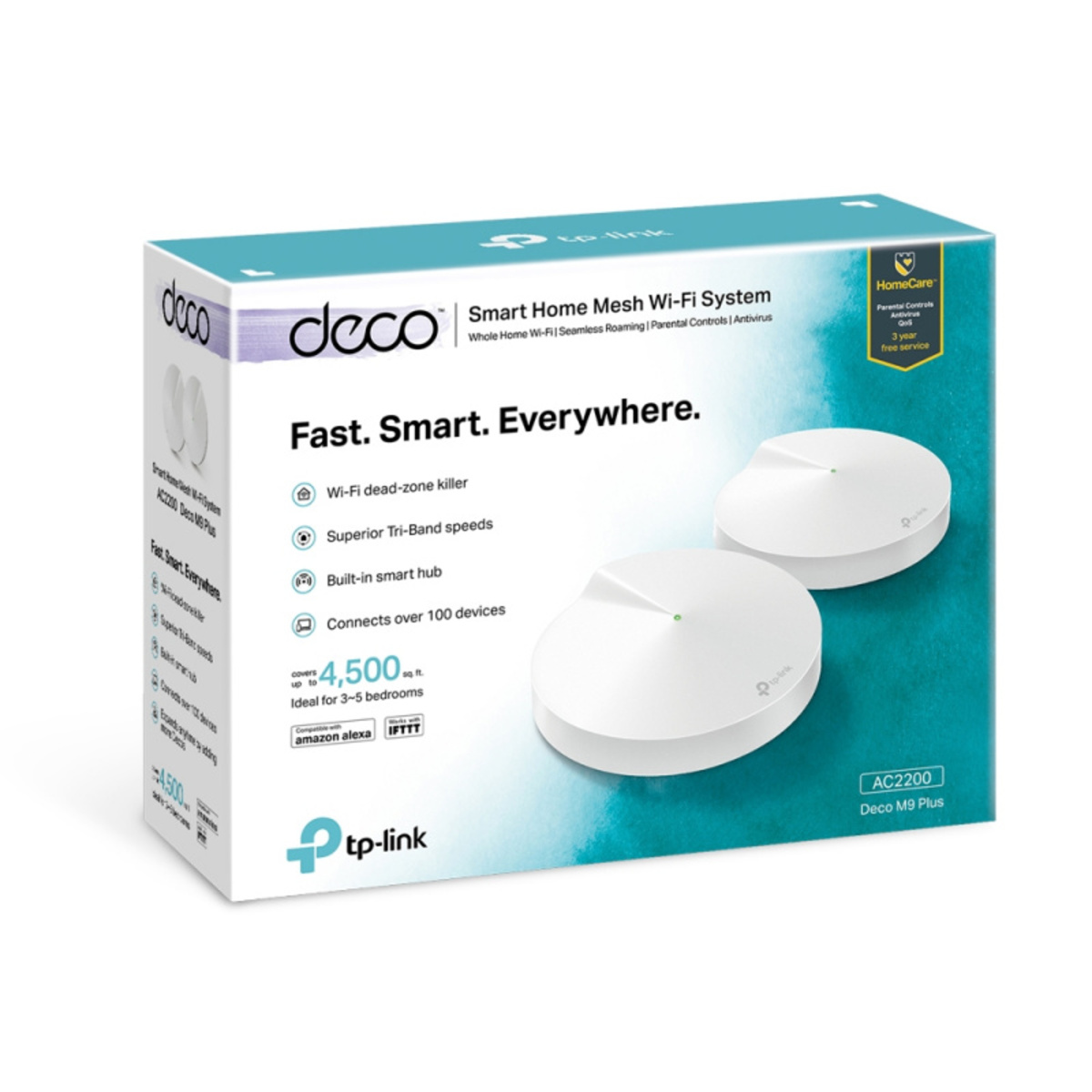 Бесшовный Mesh роутер TP-Link Deco M9 Plus (DECO M9 PLUS(2-PACK))