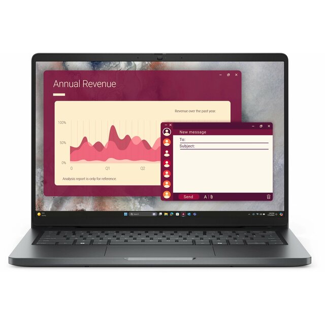 Ноутбук Dell Pro 14 (Core Ultra 7 265U 2.1Ghz / 32Gb DDR5 / SSD1Tb / Intel Graphics / 14