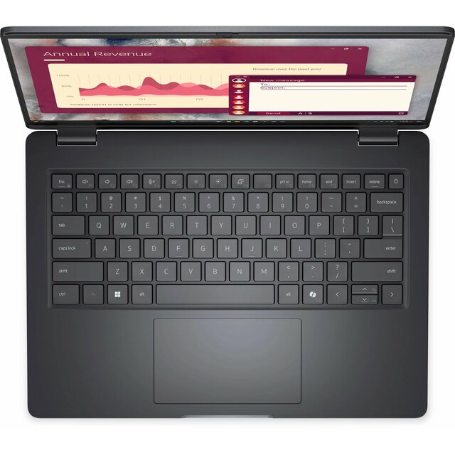 Ноутбук Dell Pro 14 (Core Ultra 7 265U 2.1Ghz/32Gb DDR5/SSD1Tb/Intel Graphics/14 /Linux/gray) (PRO14-7315)